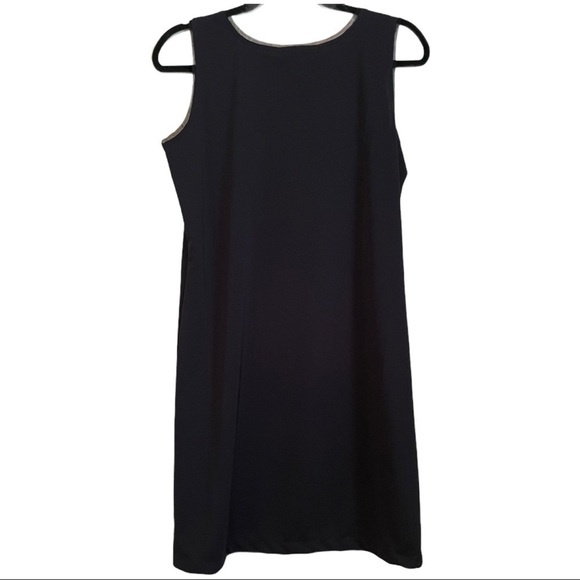 Norton McNaughton Black Sleeveless Midi Dress Size M - Picture 4 of 11